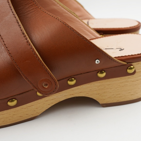 J. Crew Brown Leather Clogs - Picture 3 of 7